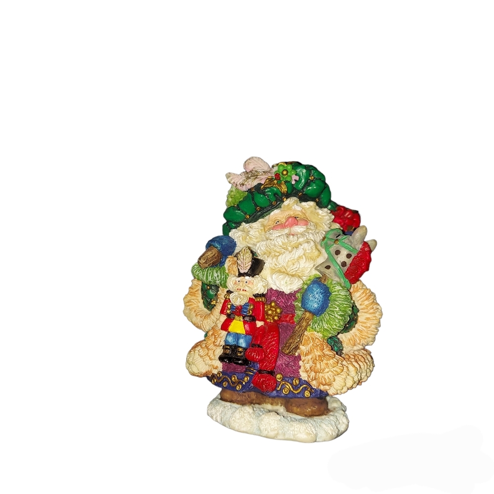 Possible Dreams Vintage Crinkle Claus Celtic Santa Figurine 1996